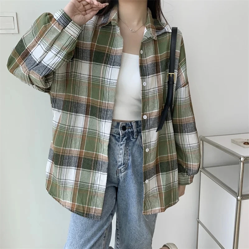 s0c10c5762a2f457fa4a83fc52e7da610g.webp Willow Check Oversized Shirt