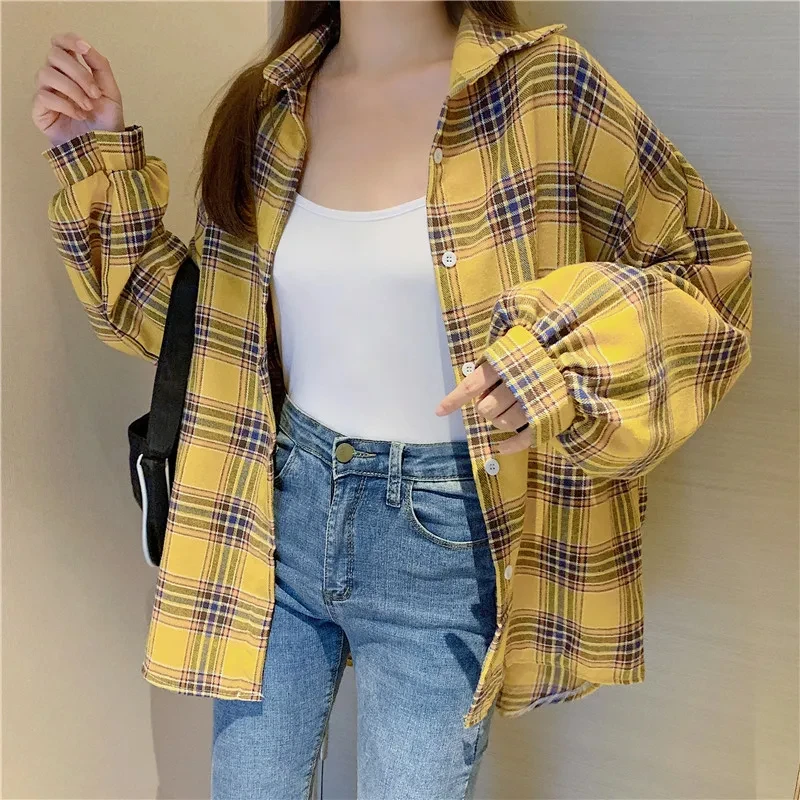 s0e2b76738df24bf6815d2fd298ce00d9x.webp Willow Check Oversized Shirt