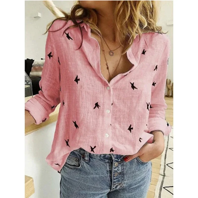 s248286f2073243a891460cac5c87bb43j.webp Women's Casual White Linen Button-Up Shirt