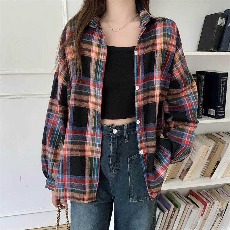 s26d6d0aad94444cd991db3bcccd39889d.webp Willow Check Oversized Shirt