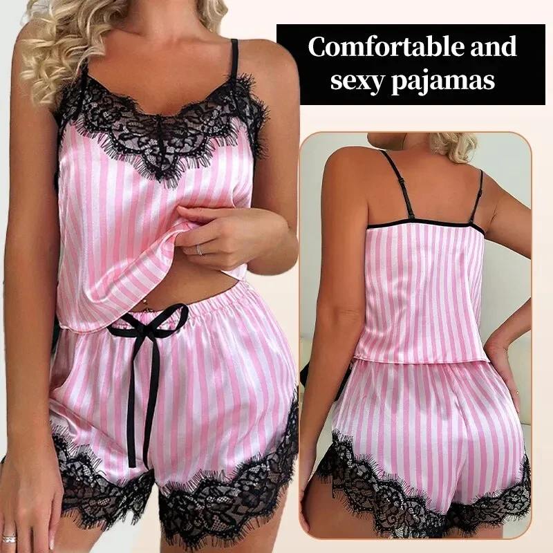 s32f98674728d4626b18a325e1293bb6ew.webp Pink Whisper Lace Pajama Set