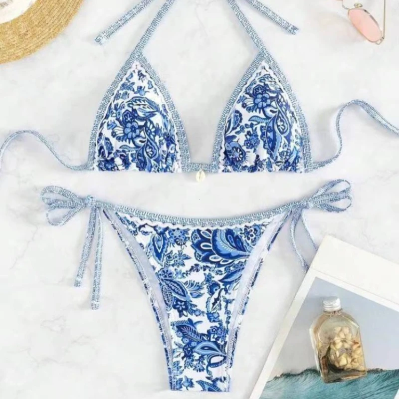 s35dd654527a74c52bee699a57ec3e8ebu 2.webp Blue Porcelain Bikini Set