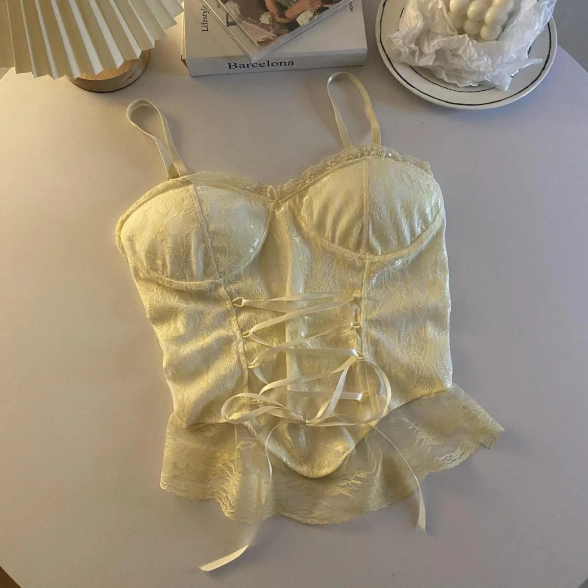 s49aa2d8104a64df9b40ce62af8041e8d3.webp Lace Romance Corset Cami