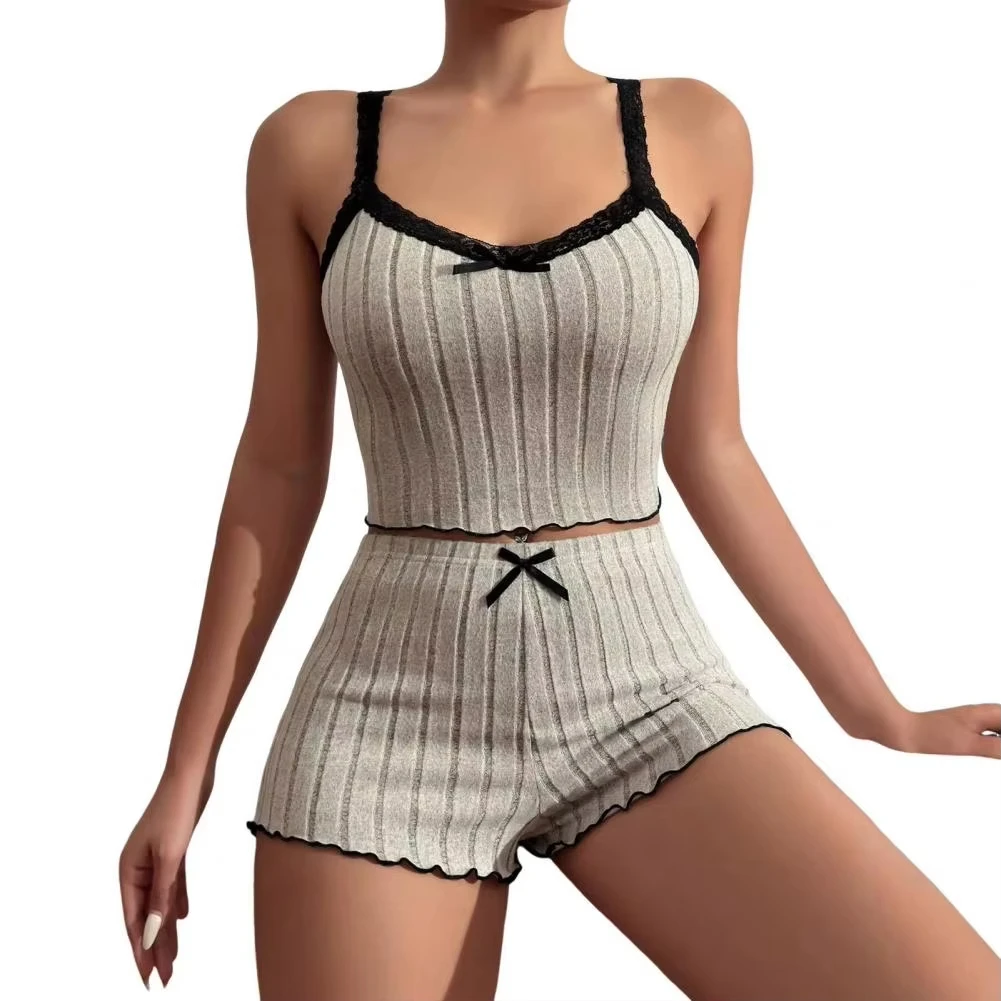 s5d6d30d9a90e43ea9655626b5432dc0do.webp Luna Lace Knit Pajama Set
