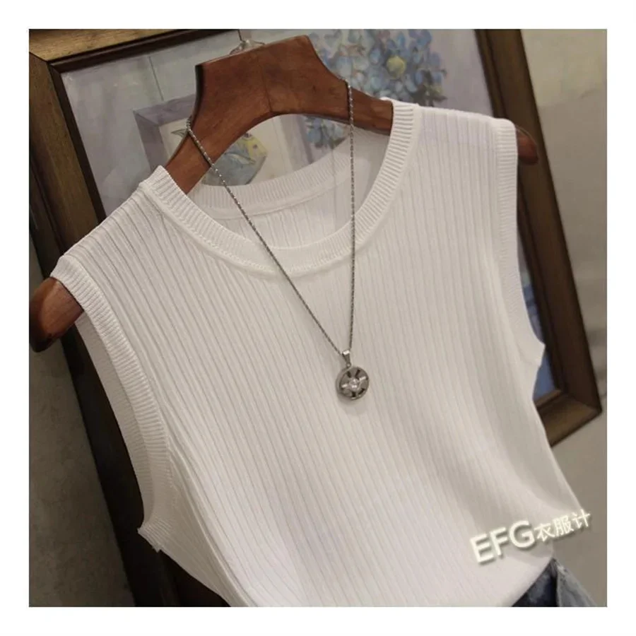 s6921468e30e04ec9b877fe7fec89340ds.webp Classic Ribbed Knit Tank