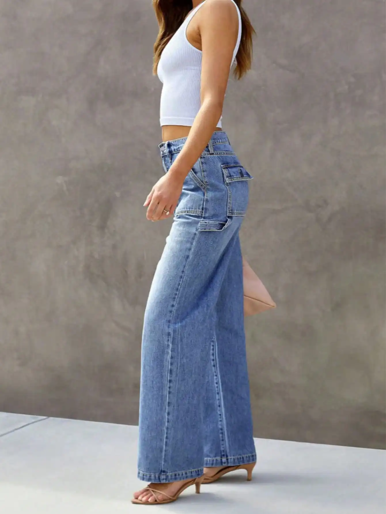 s6dfe8037992b4c3ab75929e3ef6ef6d9s.webp Signature Wide Leg Utility Denim