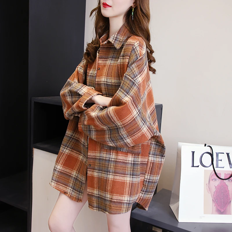 s7955b1e728bb4b96a2185ed33c6b9851u.webp Willow Check Oversized Shirt