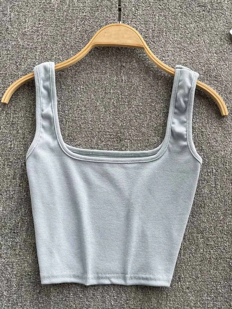 s872742ced5c240169761e3ab3d34d848g.webp Essential Ribbed Crop Tank