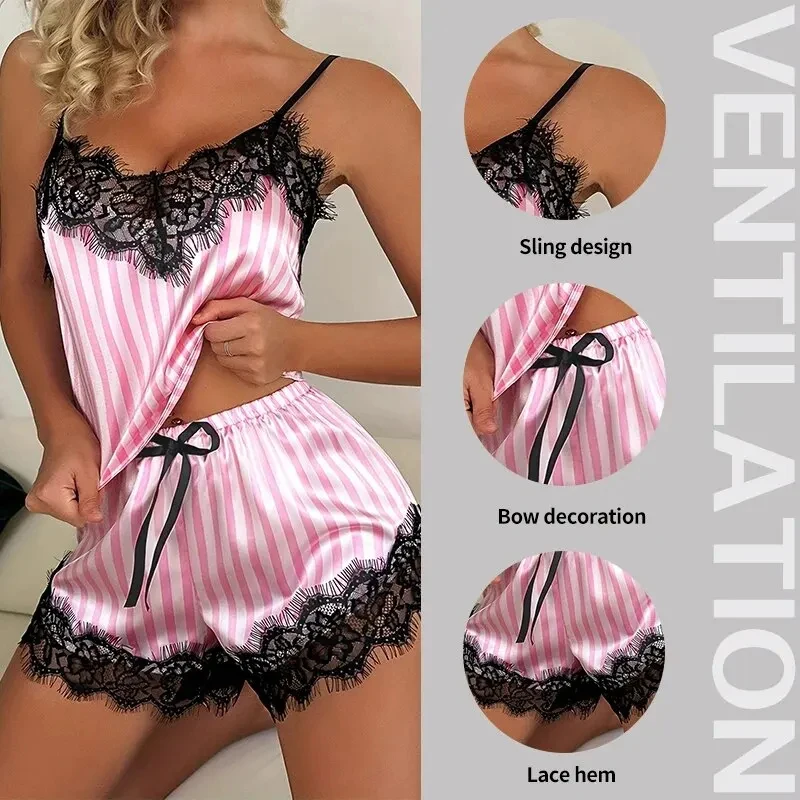s875375659a4940f399b07f343d382162j.webp Pink Whisper Lace Pajama Set