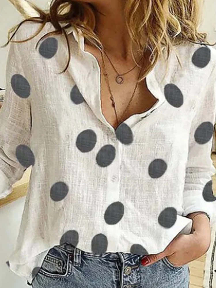 s8a76378a2a4d4c6a81e74323af727336f.webp Women's Casual White Linen Button-Up Shirt