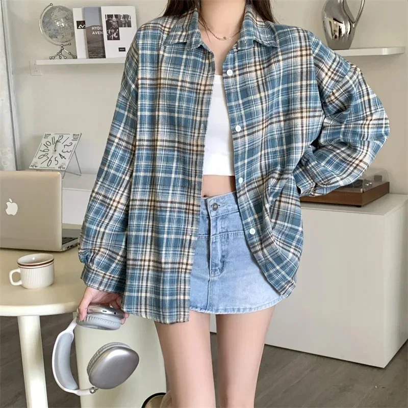 s91446d7c1547492ba7fd218ba365e3adq.webp Willow Check Oversized Shirt