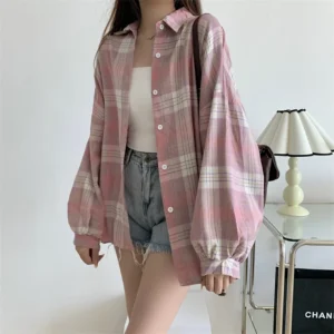 Willow Check Oversized Shirt