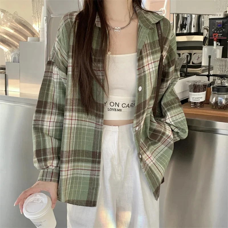 sab54896392ad47c28468c647a68b144ec.webp Willow Check Oversized Shirt