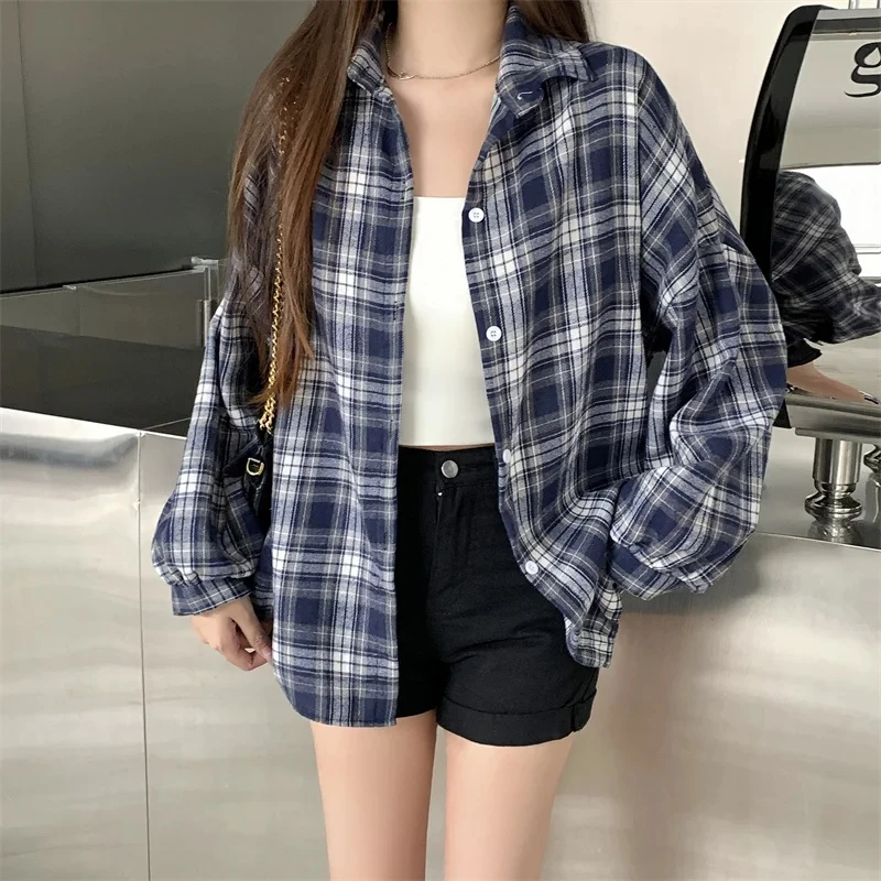 sabfd8052500b4562b8a239c07223f02dv.webp Willow Check Oversized Shirt