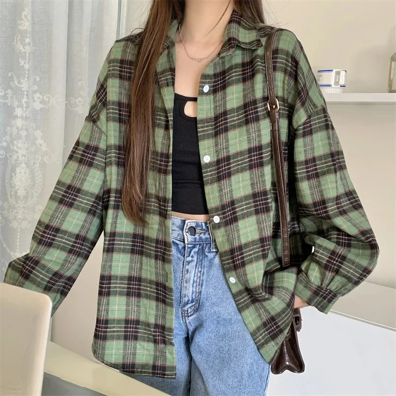 sc157535135eb48489f4f8b019ecbdae9o.webp Willow Check Oversized Shirt