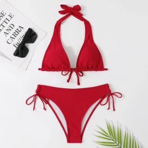 Scarlet Tide Bikini Set