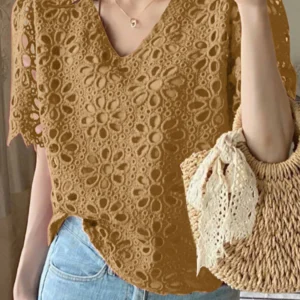 Home Amelia Floral Lace Blouse