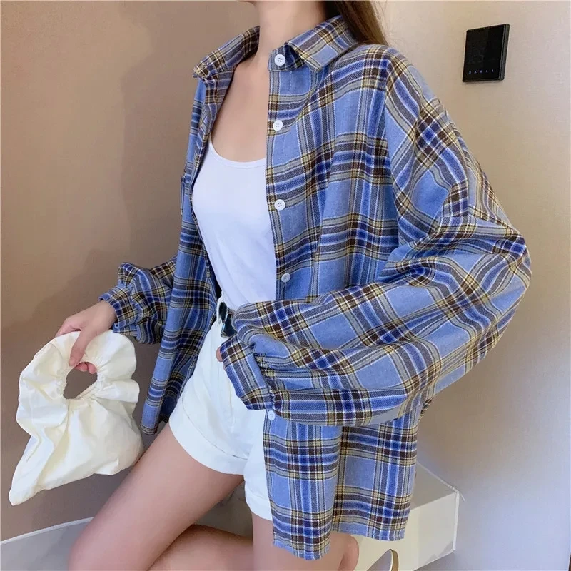 sedc2446bb8de426b92b2840cd26f630bu.webp Willow Check Oversized Shirt
