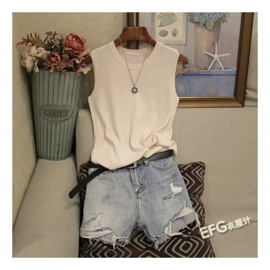 sf3454c1729834b0c9f293471ba1c6fdfb.webp Classic Ribbed Knit Tank